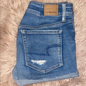 American Eagle Ripped Jean Shorts
